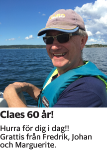 Hurra för dig i dag!!Grattis från Fredrik, Johan och Marguerite.
Borås Tidning

Publiceringsdag: 20221123
Uppdaterad: 2022-11-16 07:34:16