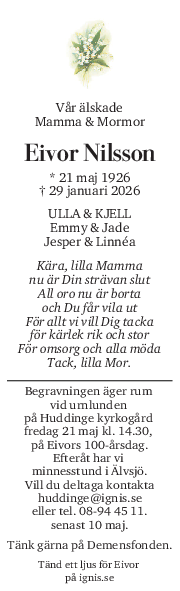 Dödsannons
